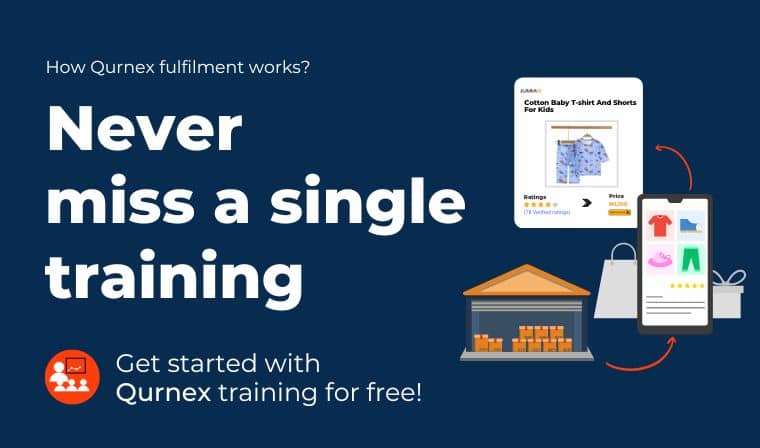 Never miss a single training with Qurnex free training on how to sell on Jumia